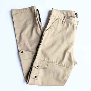 Boohooman Multi Pocket Khaki Cargo Pants
